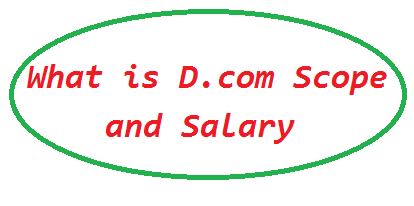 Diploma Of Commerce D.Com Scope and Subjects in Pakistan