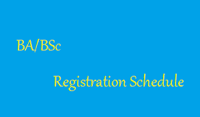 PU BA BSc Registration Schedule