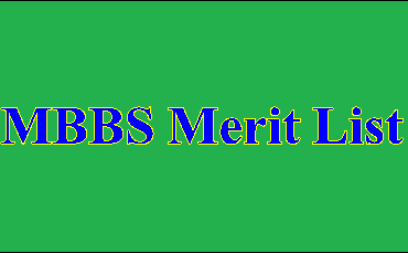 Dow Medical College Karachi MBBS Merit List 2025