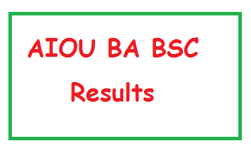 AIOU BA BSC Result 2025