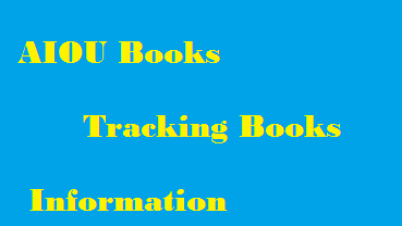 AIOU Books Tracking Books Information