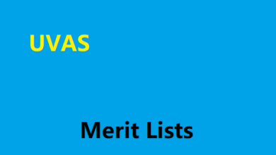 UVAS Merit List