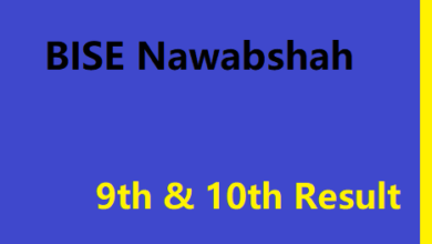 BISE Nawabshah Matric Result