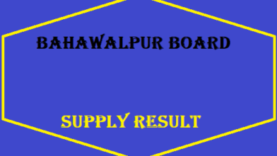 Bahawalpur Board Matric Supply Result