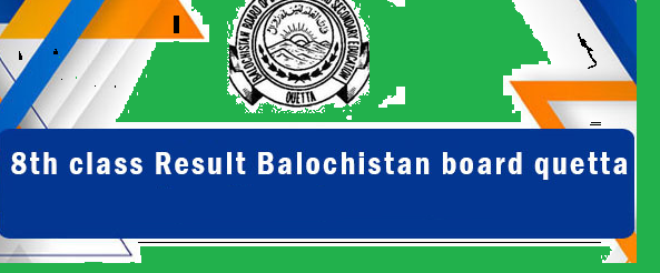 Balochistan Board 8th Class Result 2025 By Roll Number