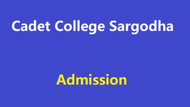 Cadet College Sargodha Admission