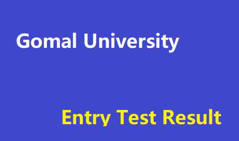 Gomal University Result