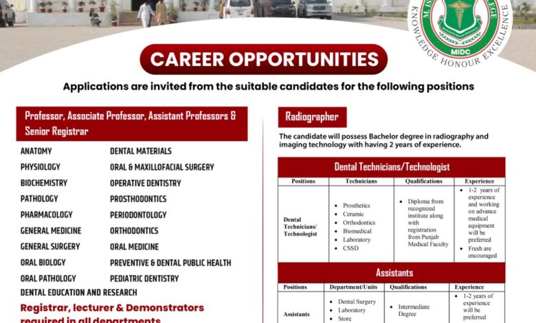 M Islam Medical And Dental College Gujranwala Admissions