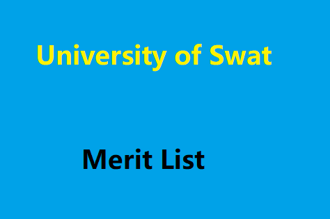 University of Swat Merit List