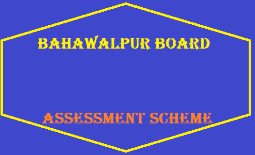 Bahawalpur Board Assessment Scheme For 9th Class