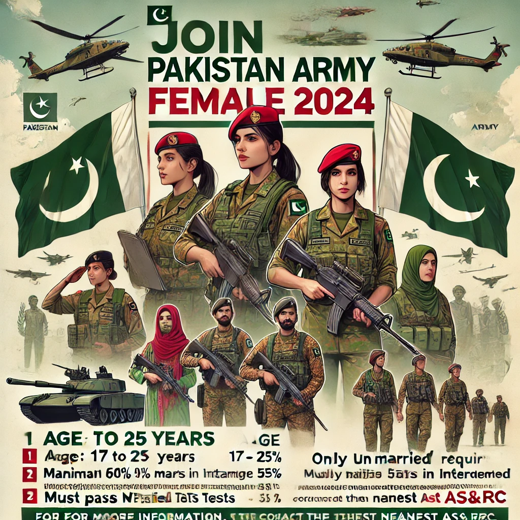 Join Pakistan Army as Captain Female