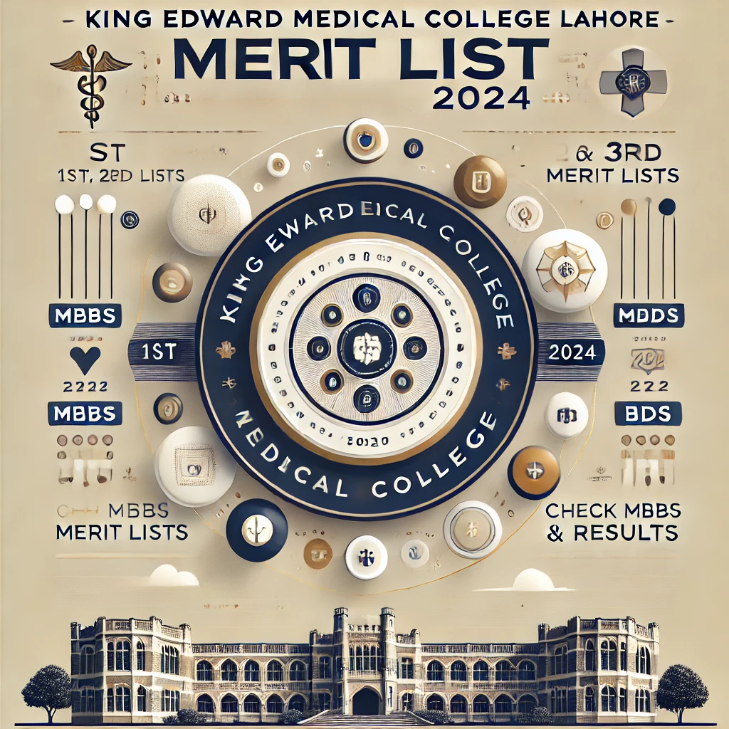 King Edward Medical College Lahore Merit List 2025