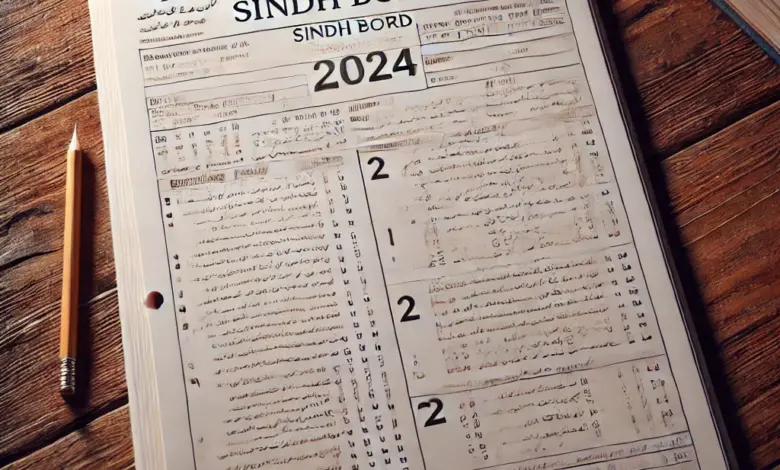 Model Paper Class 12 Sindh Board