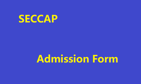 SECCAP Admission Form 2025 Online Registration