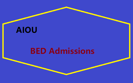 AIOU BED Admission 2025 Form Fees