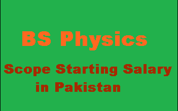 BS Physics Scope in Pakistan