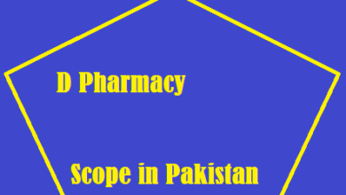 D Pharmacy Scope in Pakistan