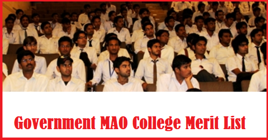 Government MAO College Lahore Merit List