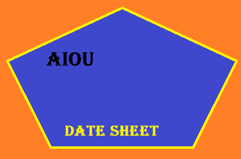 AIOU Date Sheet 2025