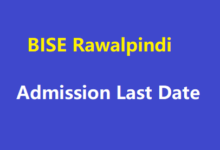 BISE Rawalpindi Board Intermediate Admission