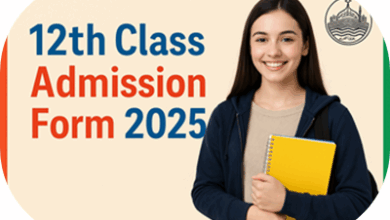 12th Class Admission Form 2025