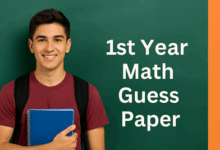 1st Year Math Guess Paper