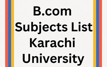 B.com Subjects List Karachi University