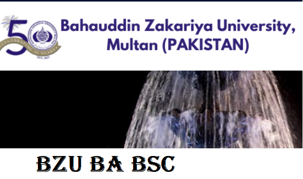 BZU BA BSc Admission Schedule 2025