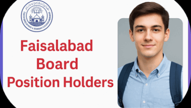 Faisalabad Board Matric Position Holders