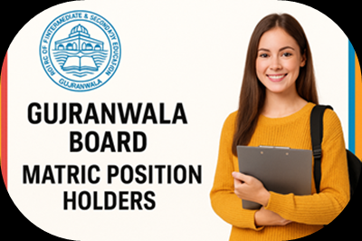 Gujranwala Board Matric Position Holders 2025