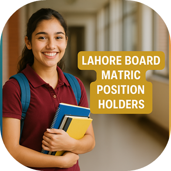 Lahore Board Matric Position Holders 2025