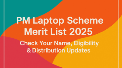 PM Laptop Scheme Merit List 2025