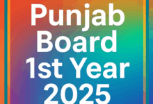 Punjab Board 1st Year 2025