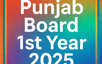 Punjab Board 1st Year 2025