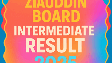 Ziauddin Board Intermediate Result 2025